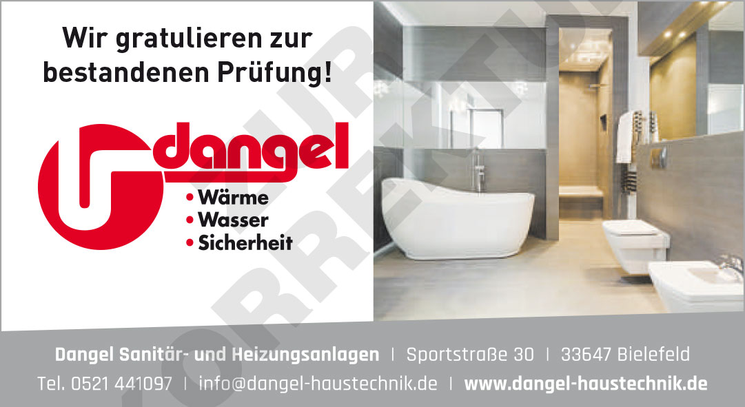 Dangel Sanitär- und Heizungsanlagen Bielefeld