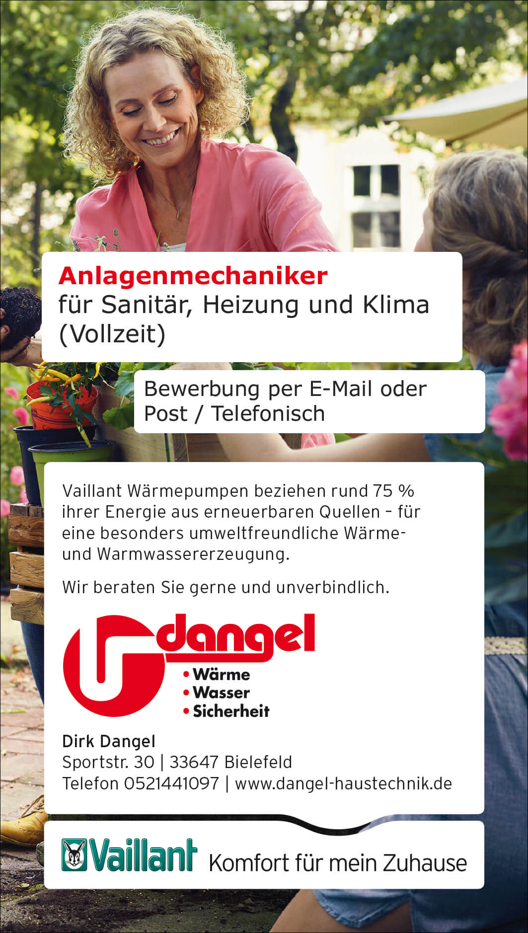 Dangel Sanitär- und Heizungsanlagen Bielefeld